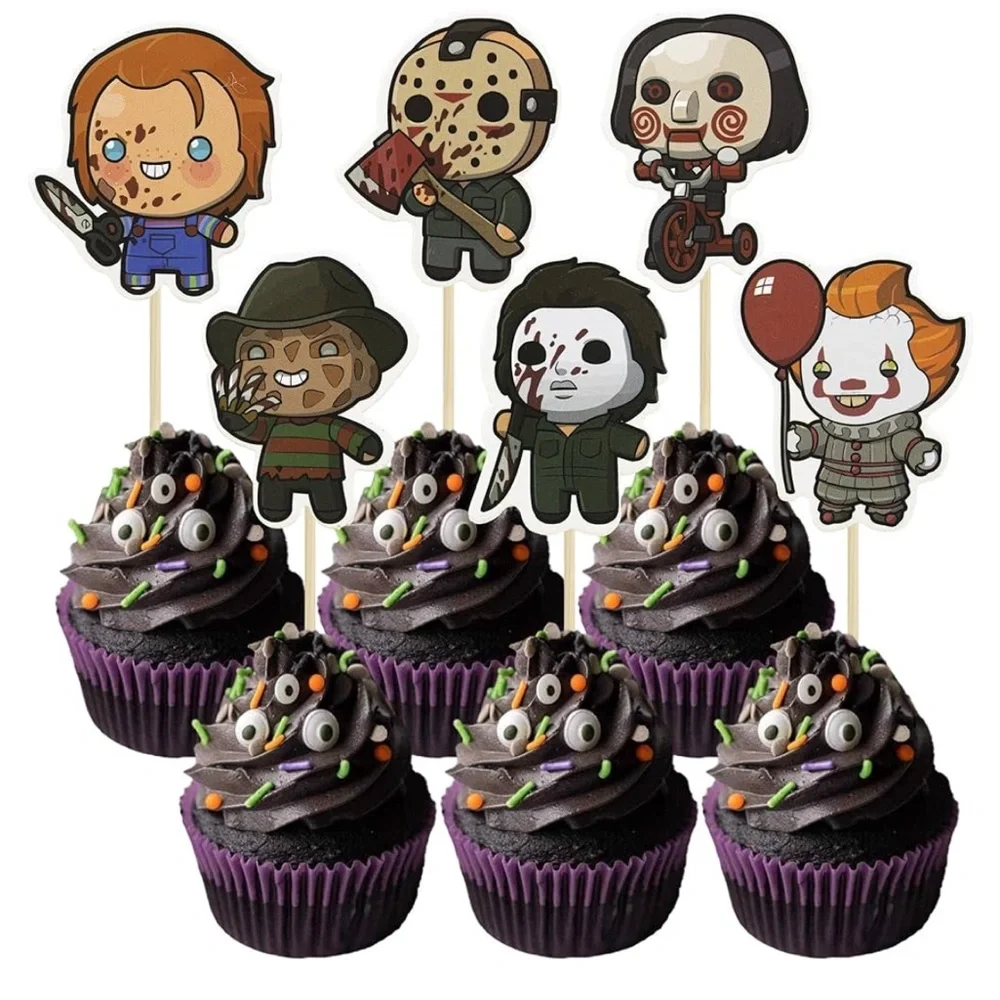 Horror Character Cupcake Toppers